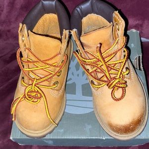 Toddler Timberland constructs